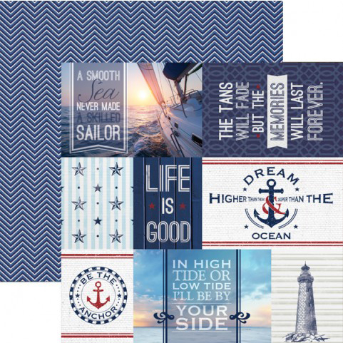 Paper House Productions - Nautical Tags Paper